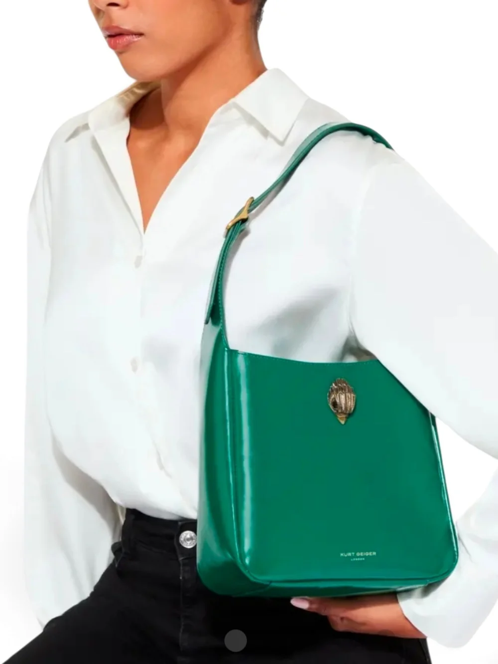 Kurt Geiger London Emerald Bond Hobo Bag w/ Pouch (Retail $350)